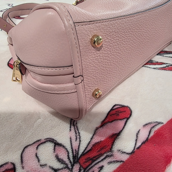 Coach Pink Pebbled Leather Hobo Shoulder Bag + Wallet Set - Picture 5 of 11